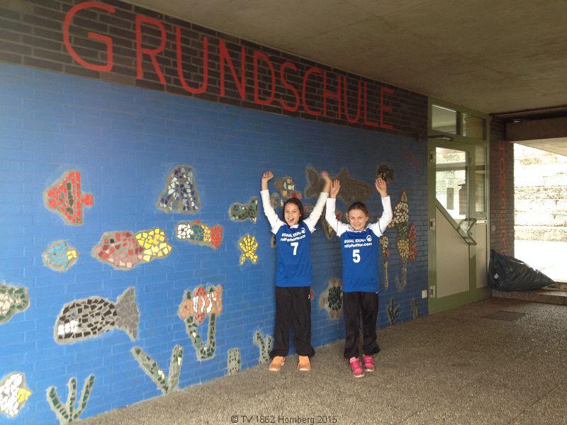 Kinder und Jugendliche des TV Homberg präsentierten ihren Sport am Trikot-Tag