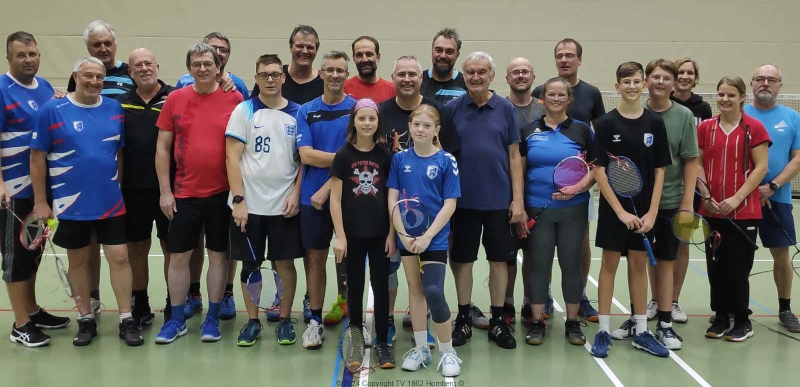 Homberger Abteilung Badminton mit hoher sozialer Kompetenz