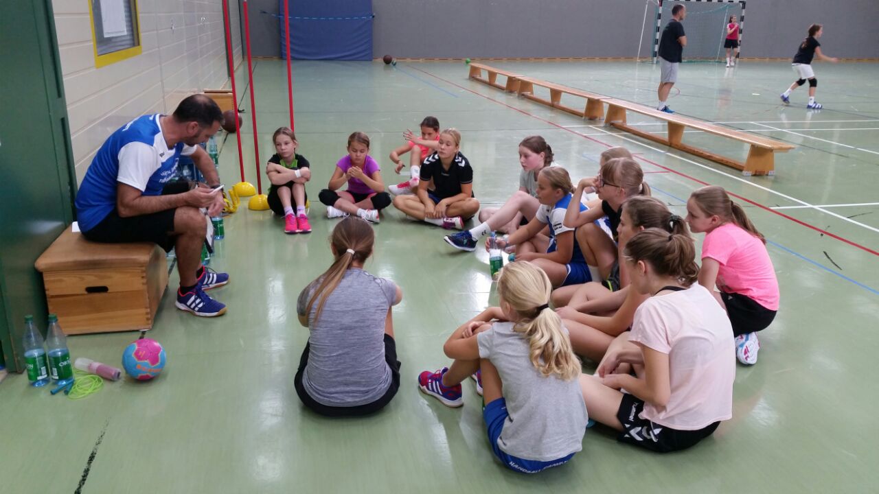 Handballcamp der wJC und wJD