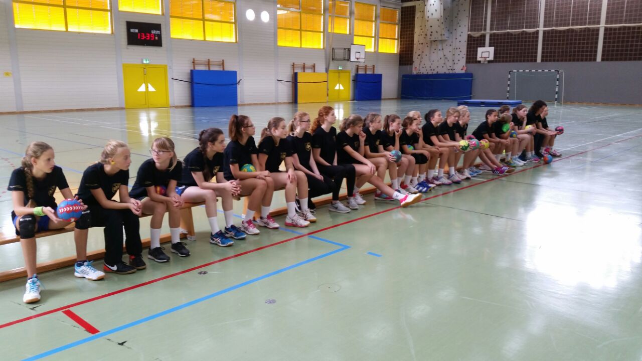 Handballcamp der wJC und wJD