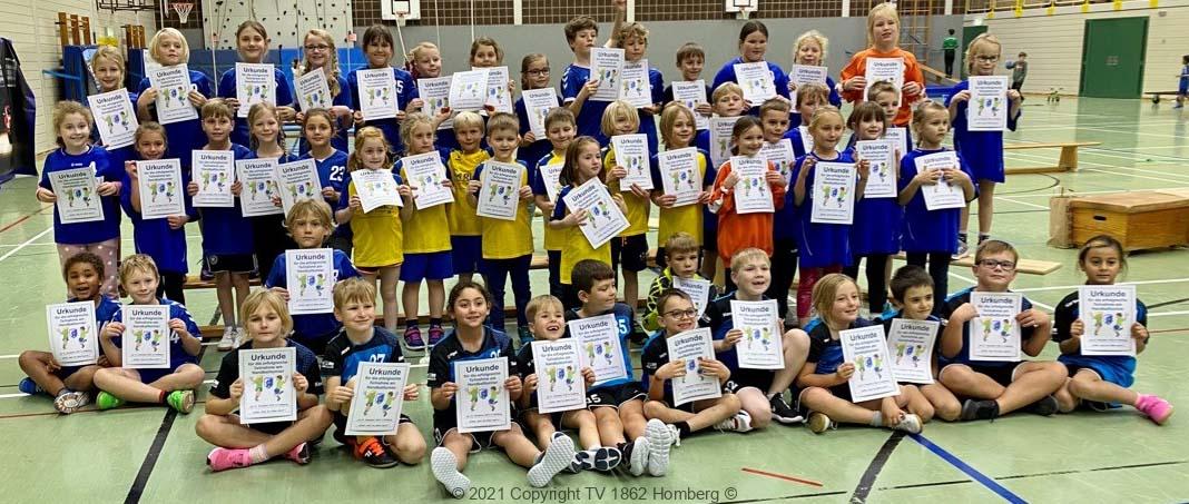 Mini-Midi-Maxi-Turnier in der Homberger Großsporthalle