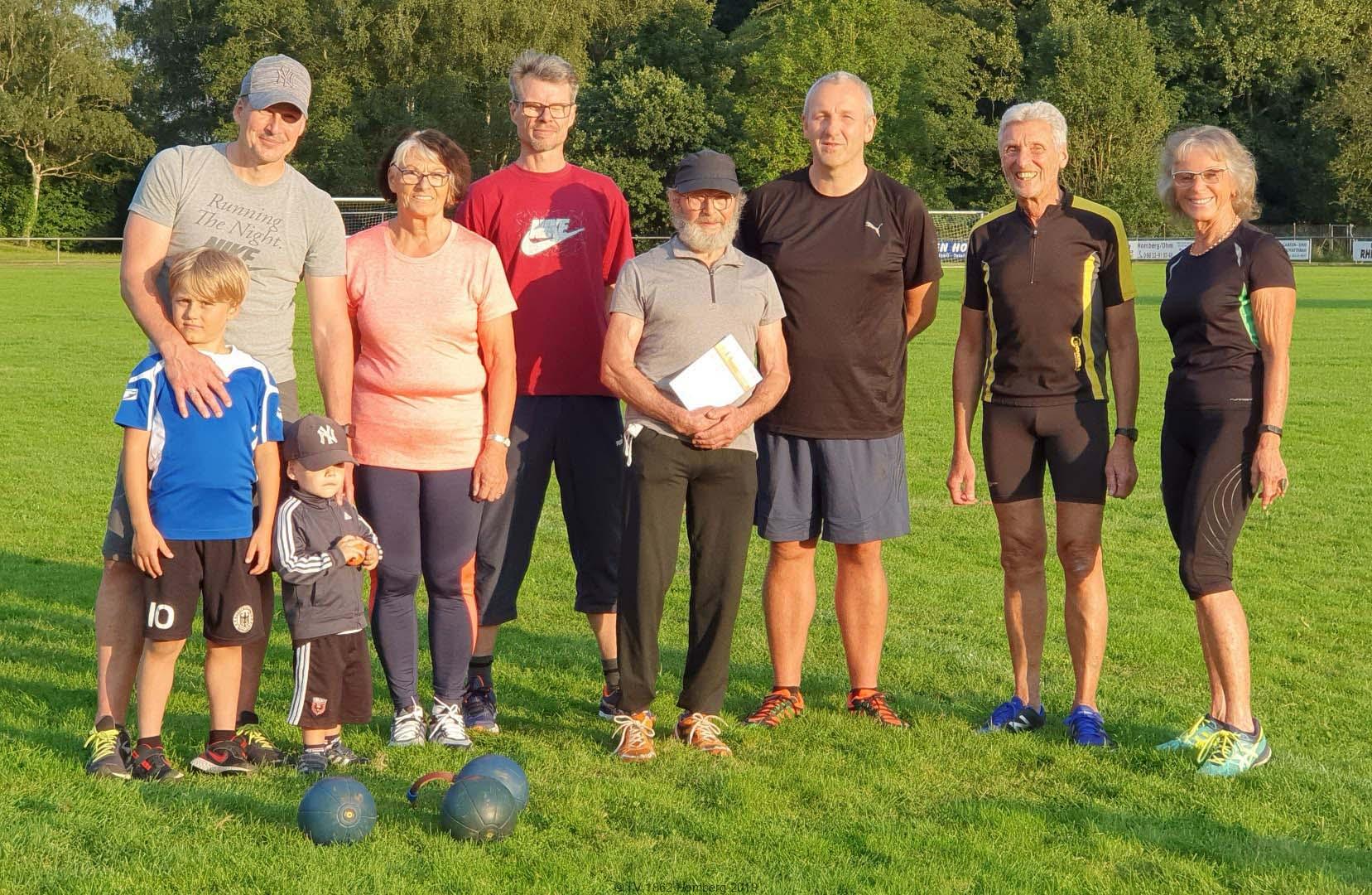 Trotz Corona wurden 48 Sportabzeichen 2020 beim TV 1862 Homberg vergeben