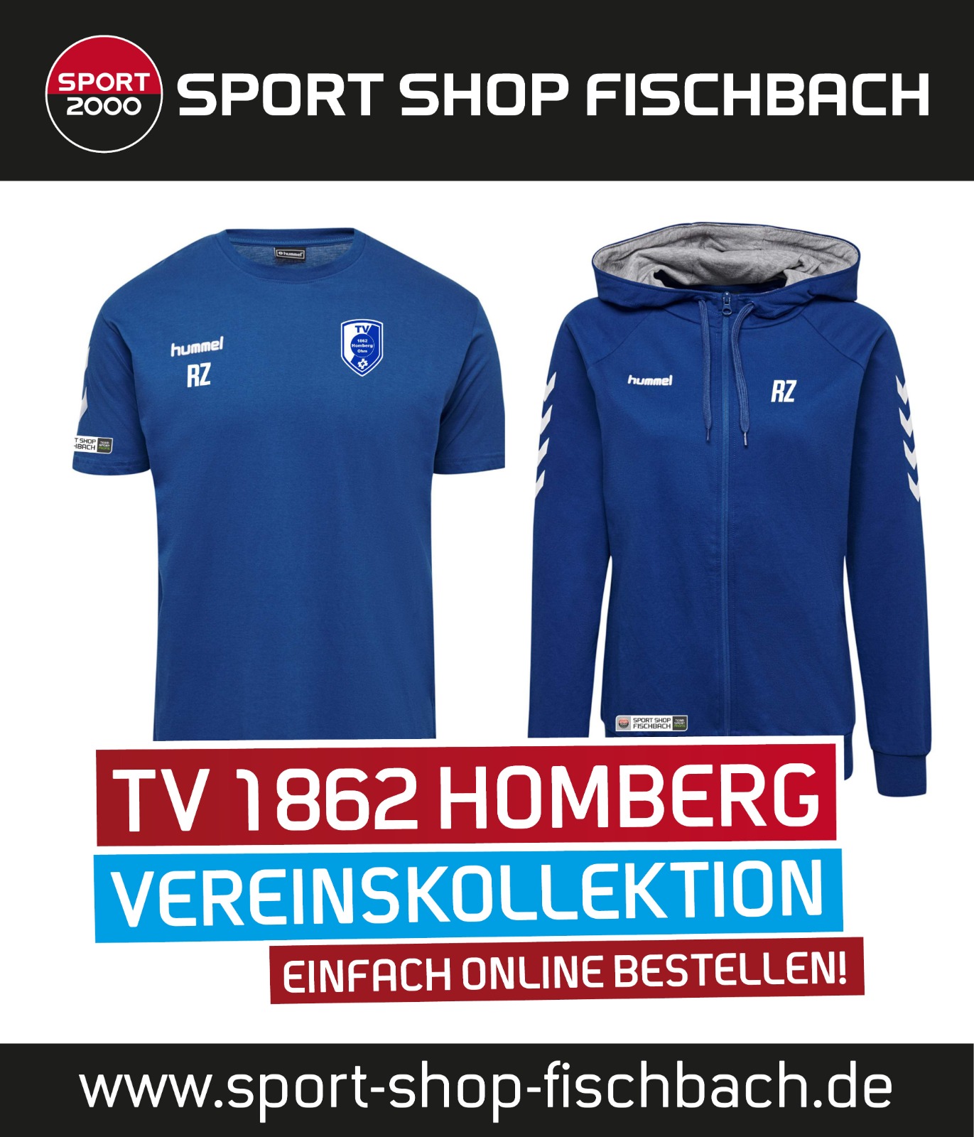 Die TV 1862 Homberg Vereinskollektion