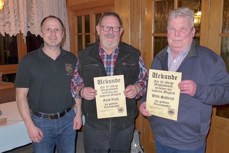 Generalversammlung des TV1862 Homberg vom 04.03.2016