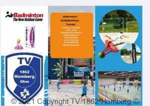 AirBadminton-Turnier am 18.06.2023 ab 11:00 Uhr @ Sportplatz Ober-Ofleiden